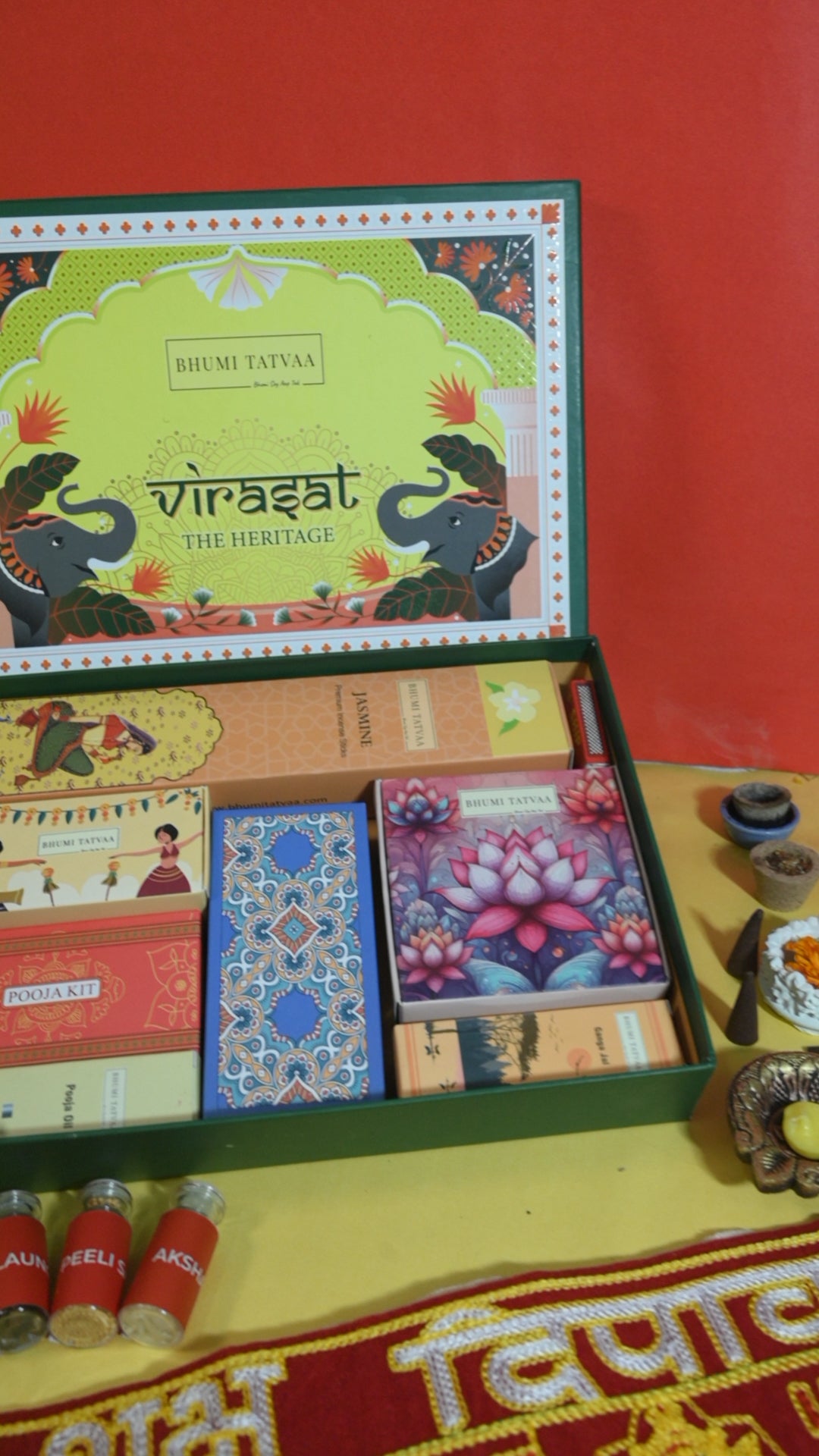 Virasat Box – Complete Pooja & Festive Gift Set - IV | Bhumi Tatvaa